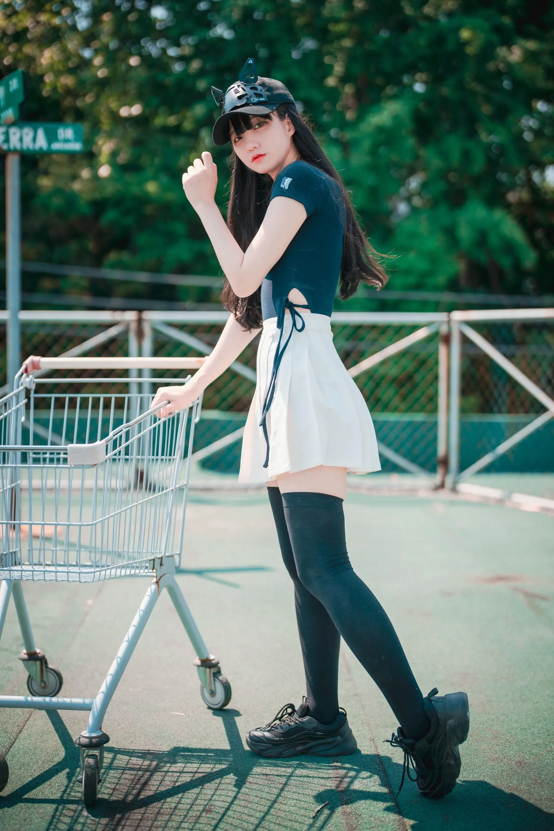 Jenny 정제니 – NO.32 Classic Athletic Girl in Navy Blue [71P]插图1